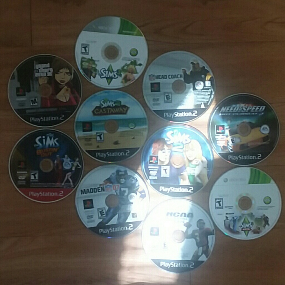 Xbox360 and PlayStation 2 games