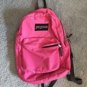 Pink Jansport Backpack