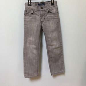 Old Navy 5T grey wash skinny pants. Mint cond!!