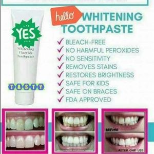 Whitening toothpaste