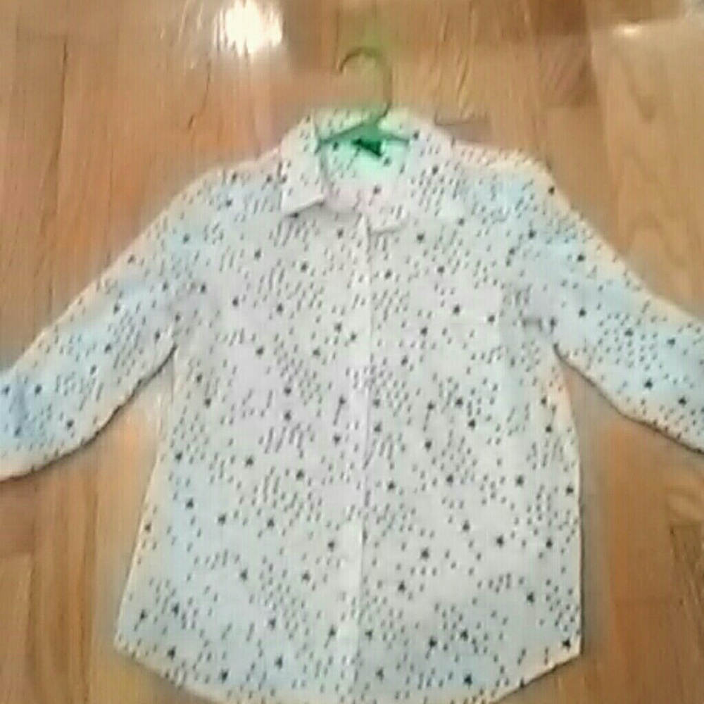 Long sleeve button down blouse