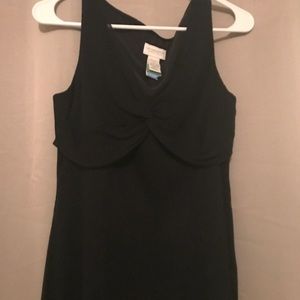 Liz Claiborne black silk dress
