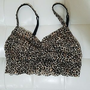 Pink Victoria's Secret cheetah bralette