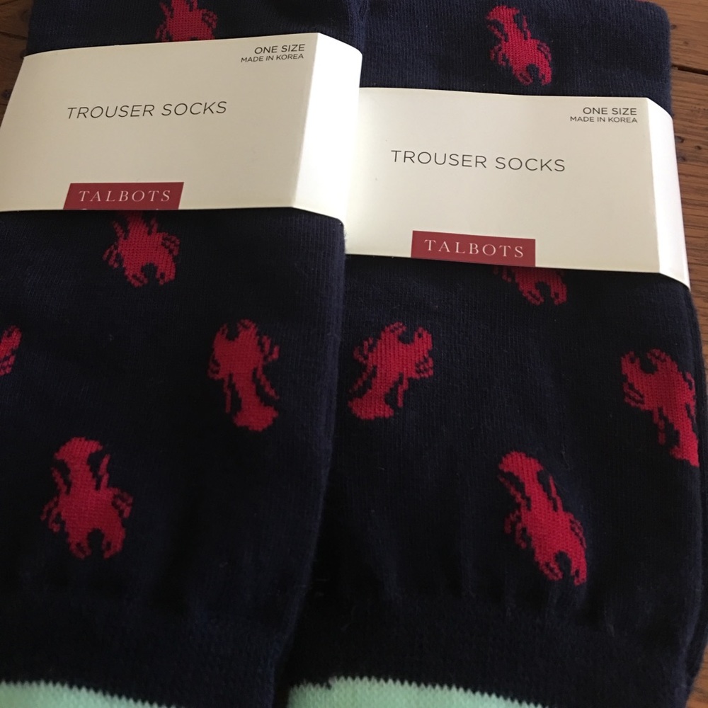 🎁 NWT Talbots's lobster socks