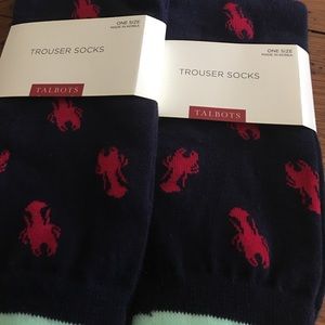 🎁 NWT Talbots's lobster socks