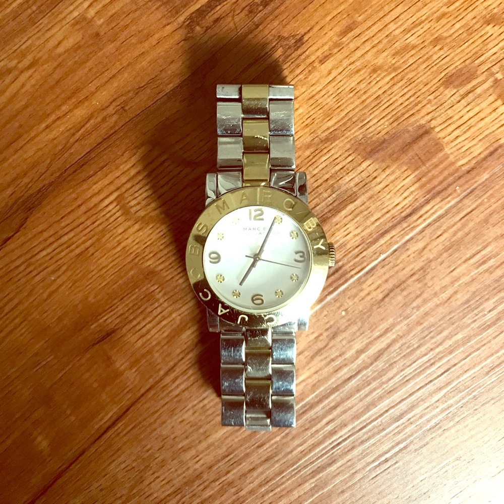 MARC JACOBS Two-tone Silver and Gold Women's Watch