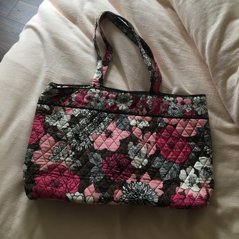 Vera Bradley "Mocha Rouge" bag