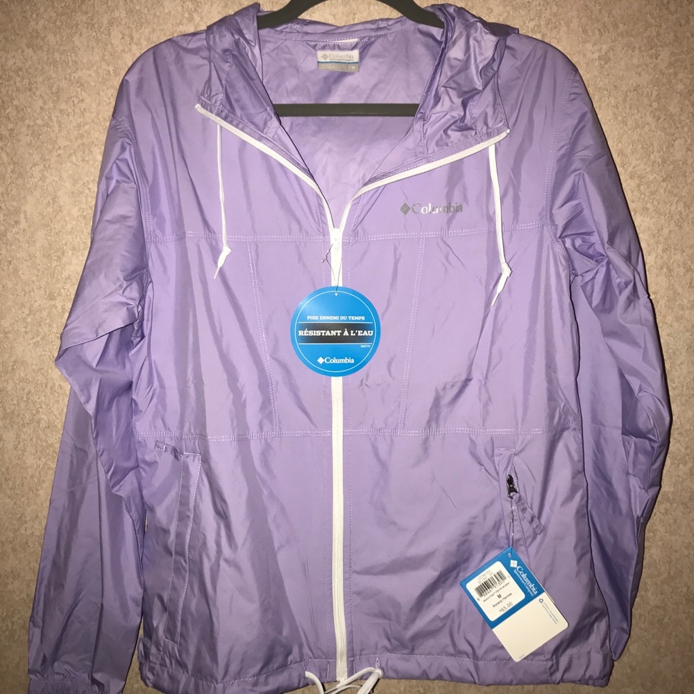 Purple Water Resistant Columbia Jacket