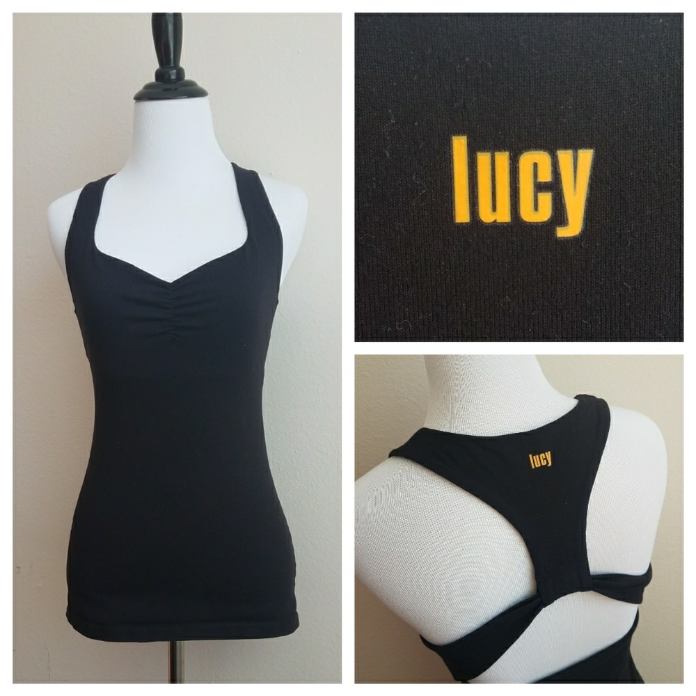 Lucy Workout Tank With Keyhole Back