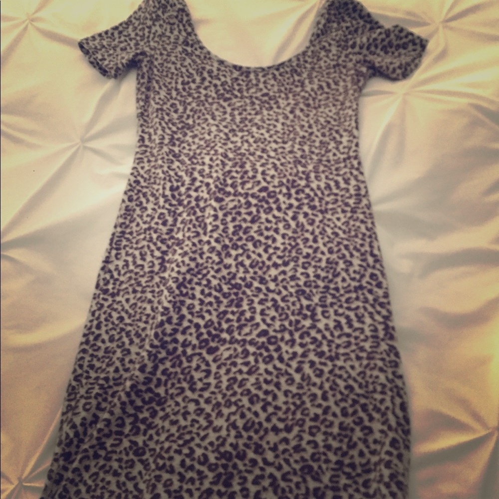 Cheetah print dress