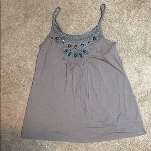 Fun beaded tank!