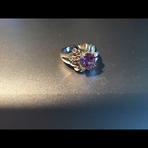 Pink Flower Ring (size 6) - Picture 3 of 3