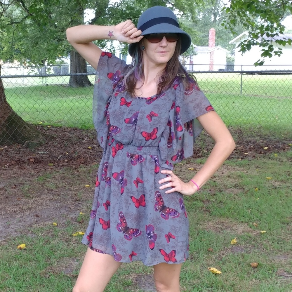 Casual Butterfly Dress
