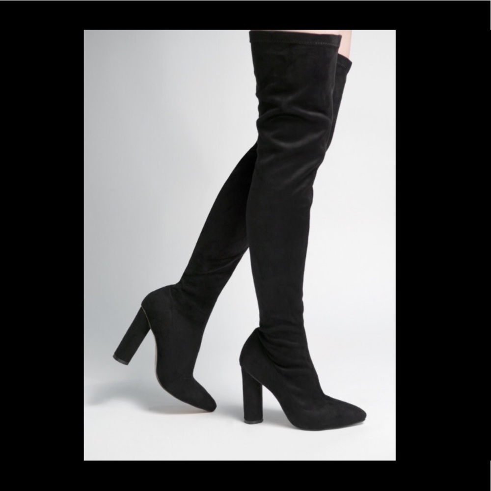 High heel over the knee boot