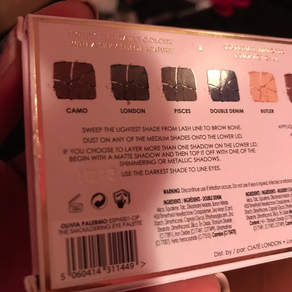 Ciatè x Olivia Palermo Smoldering Eye Palette - Picture 2 of 3