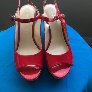 Red FRANCO SARTO wedges