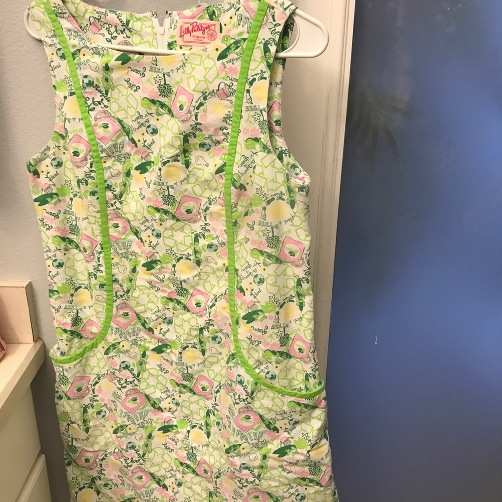 Queen of Green Lilly Pulitzer Worth shift dress 8