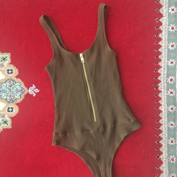 Makers of dream Other - 🔥Sale!🔥 Bodysuit with golden zipper