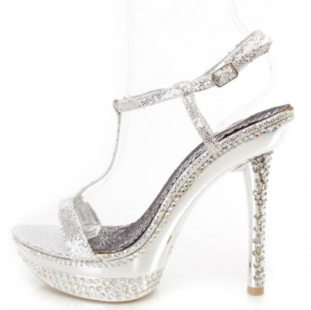 Silver Platform Sandal