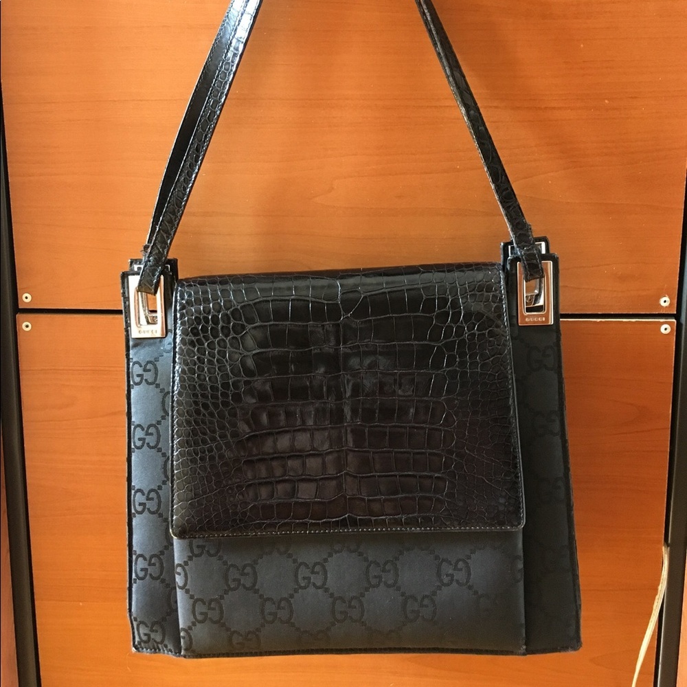Gucci Alligator Shoulder Purse