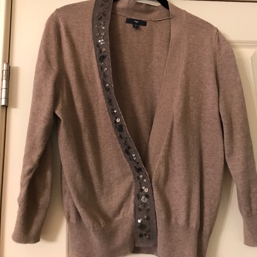 3/4 Sleeve Embellished Cardigan