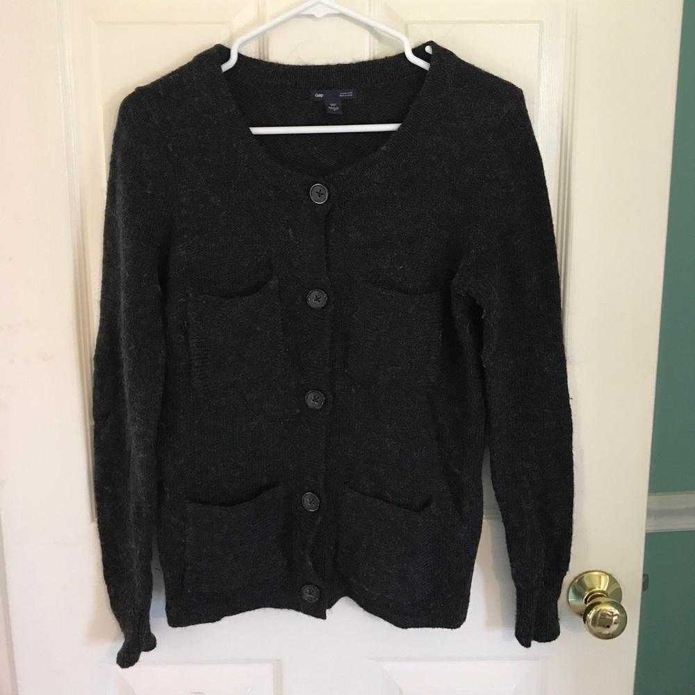 GAP Charcoal Gray Cardigan