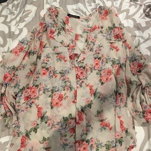 Floral Sheer Blouse