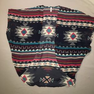 Aztec style kimono