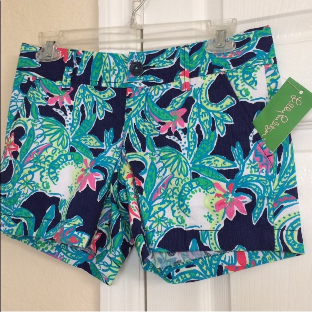 NWT Lilly Pulitzer Callahan shorts Trunk Show sz2