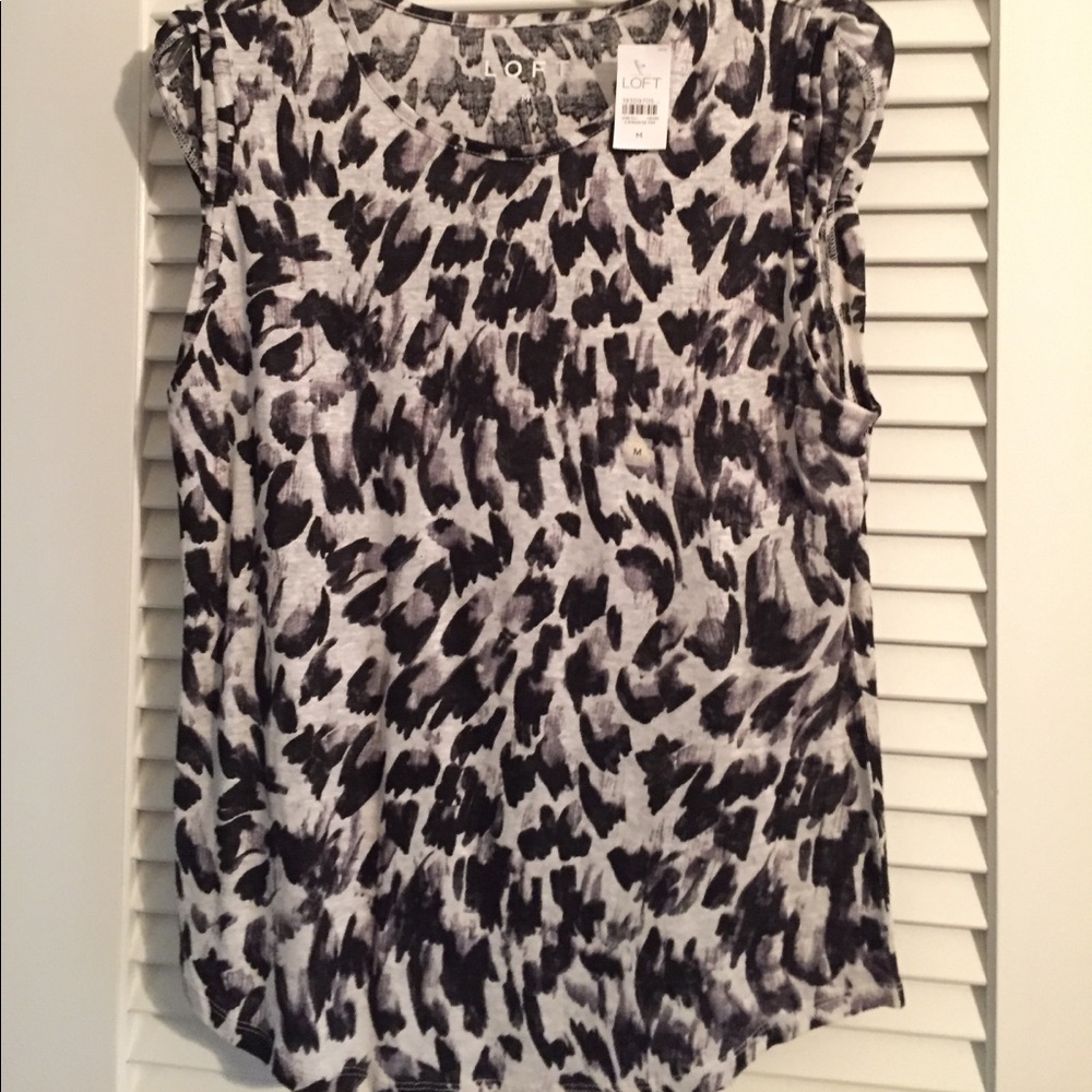 NWT Loft linen shell