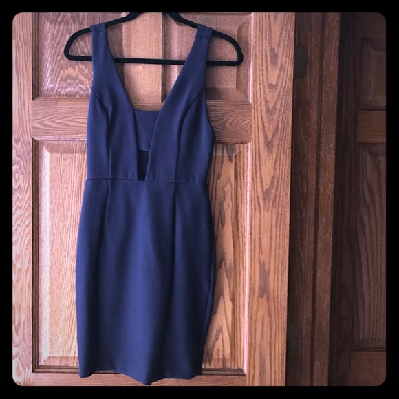 Astr Dresses & Skirts - Astr the Label cutout bodycon dress Navy