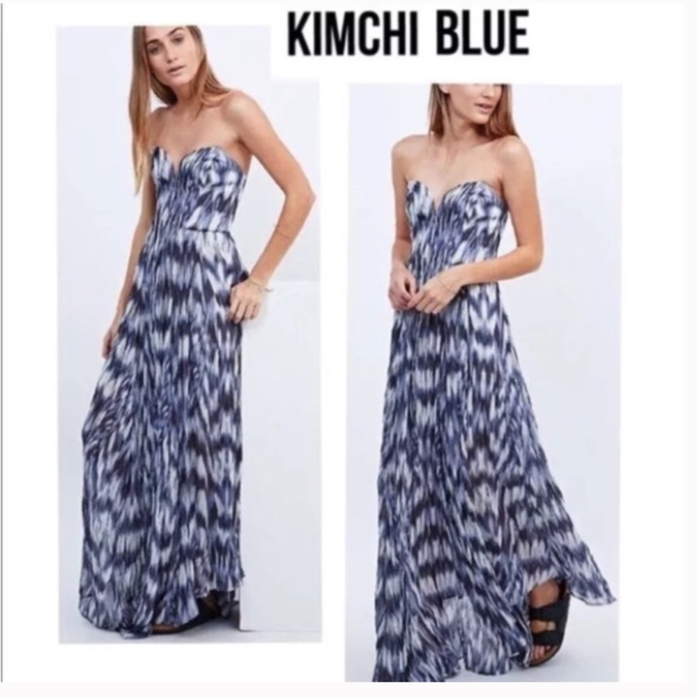 Kimchi blue strapless dress from UO