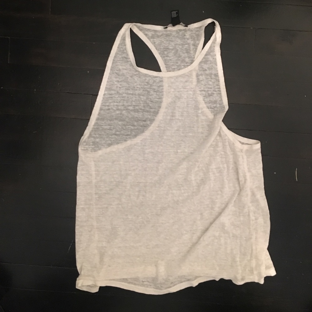 White tank top