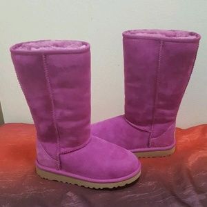 UGG Australia 5229K  Kids Classic Tall Pink Size 1
