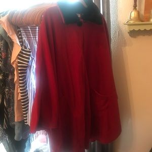 Fleece + {faux} Fur Cape/Poncho