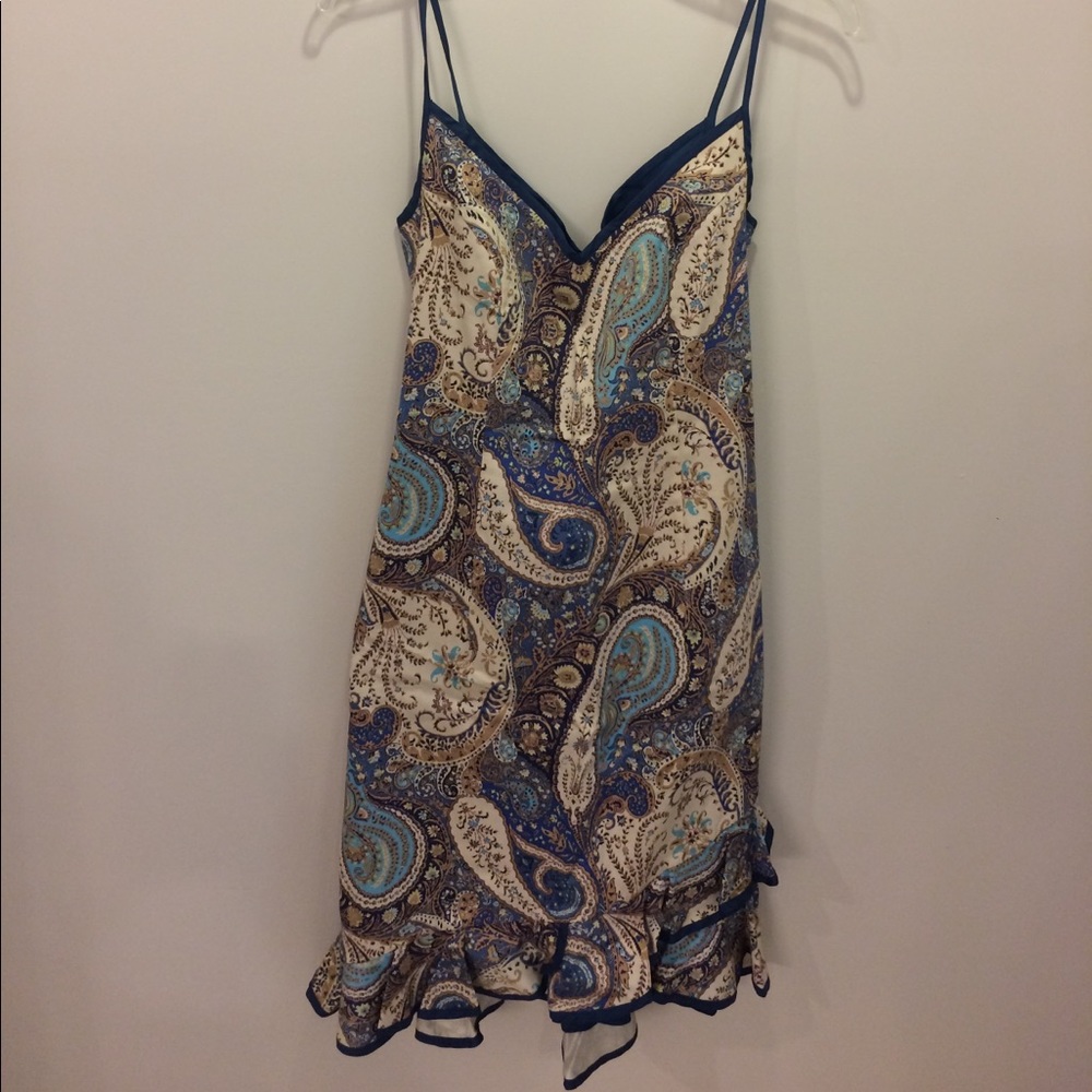 Spaghetti strap A-line dress