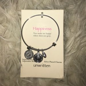 Silver charm bracelet