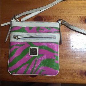 Dooney & Bourke Zebra Print Crossbody Bag