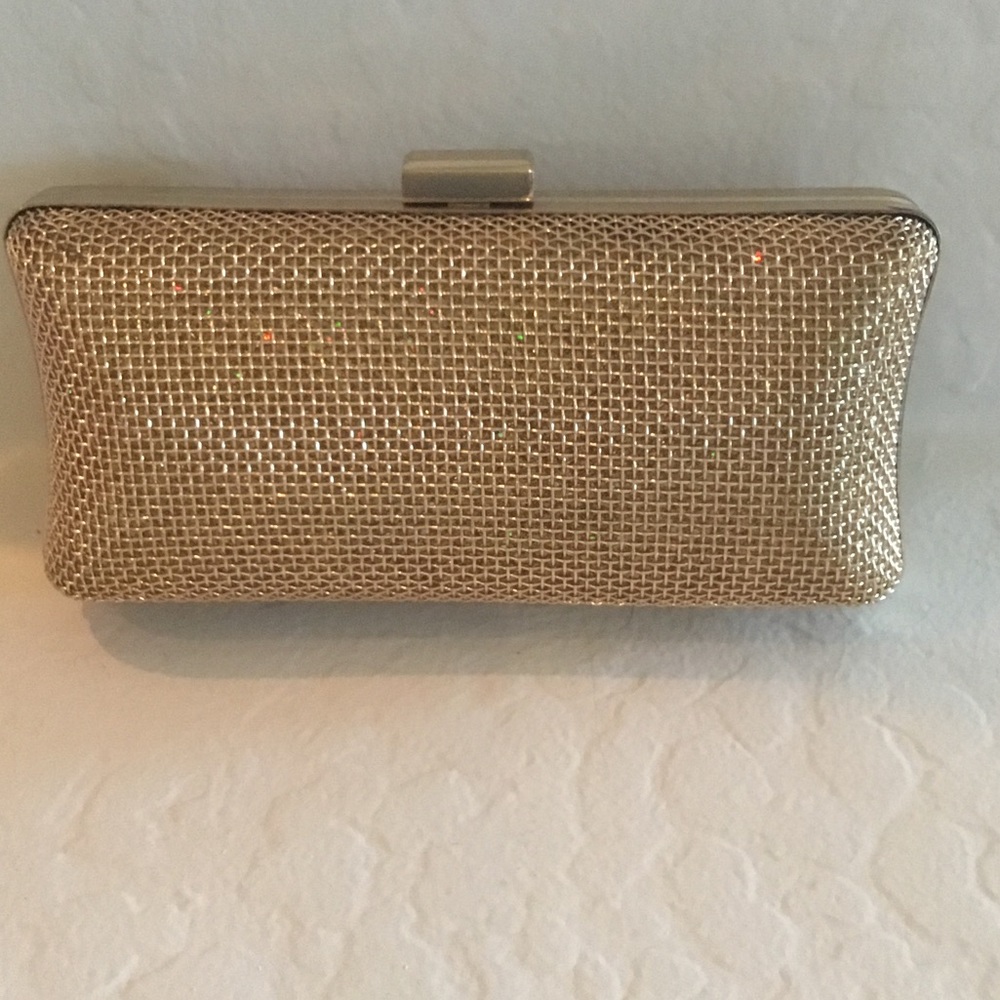 Gold tone evening bag NWOT