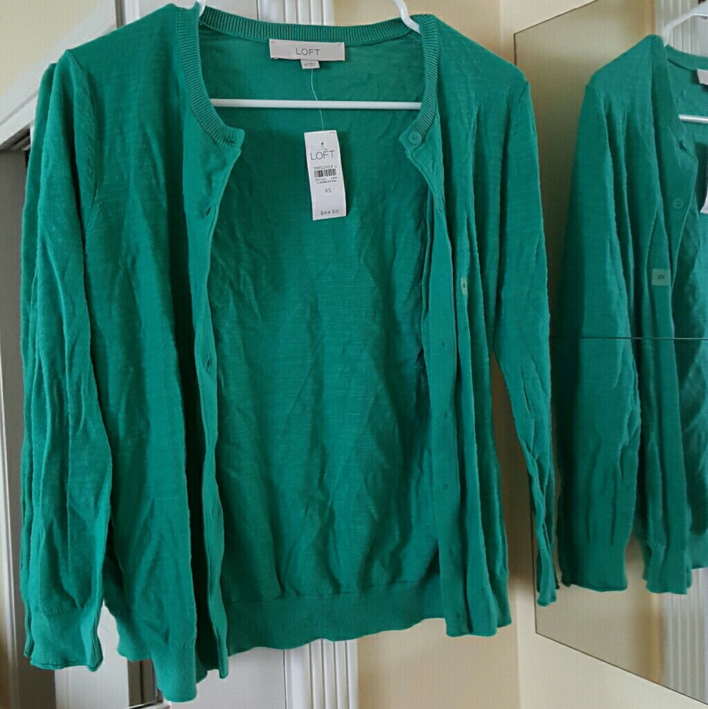 Loft turquoise sweater
