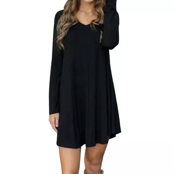 🎉Last One! Navy XL! Long Sleeve Dress! - Picture 4 of 7
