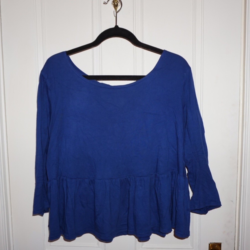 Free people cobalt blue top