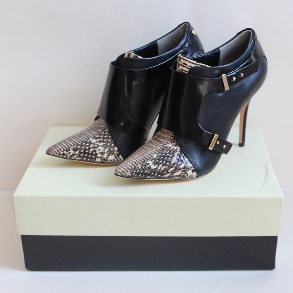Rachel Roy Alena Snakeskin Booties