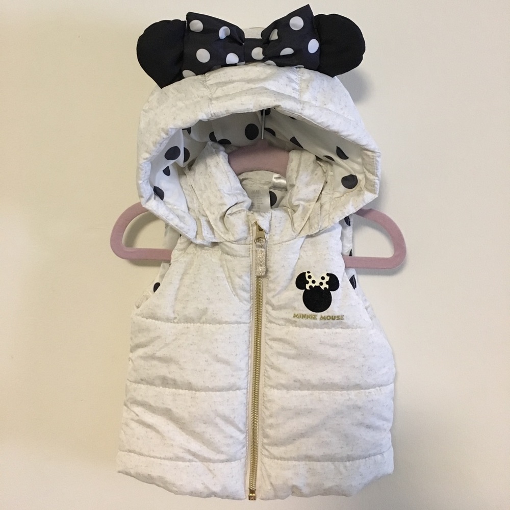 H&M Minnie Mouse Puff Vest