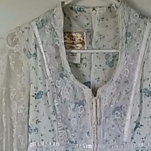 Gunne Sax Vintage 70's Maxi Dress