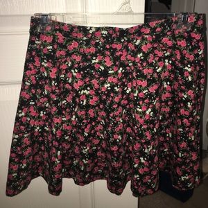 Floral skater skirt