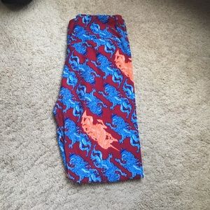 LuLaRoe OS lion leggings
