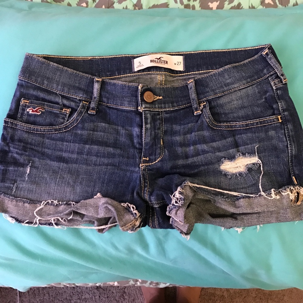 Hollister jean shorts