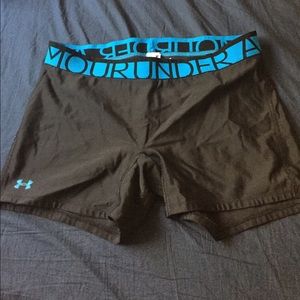 Blue under armour spandex