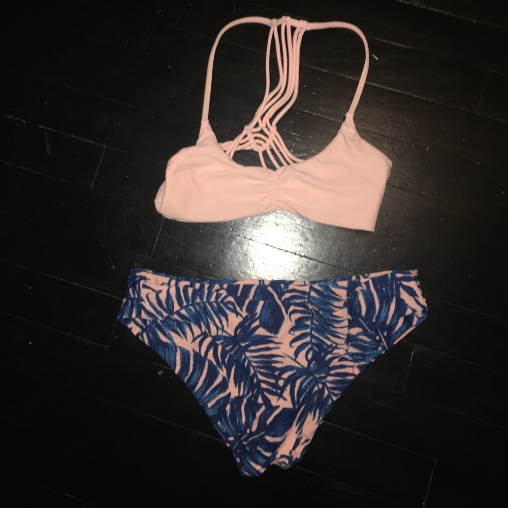 Two piece swimming suit